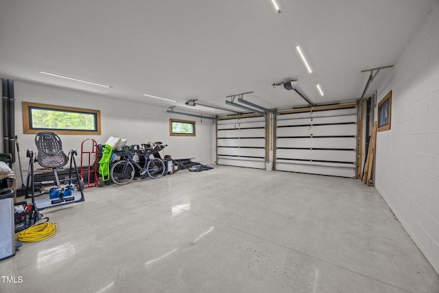 4725 Creeks Junction Rd, Blounts Creek, NC 27814 - garage featuring concrete block wall