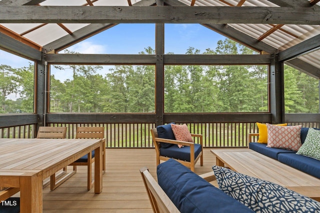 4725 Creeks Junction Rd, Blounts Creek, NC 27814 - wooden terrace featuring an outdoor living space and outdoor dining area