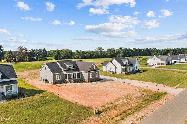 2237 Heartland Rd, Battleboro, NC 27809 - aerial perspective of suburban area featuring a tree filled landscape