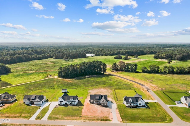 2237 Heartland Rd, Battleboro, NC 27809 - overview of rural landscape with a heavily wooded area