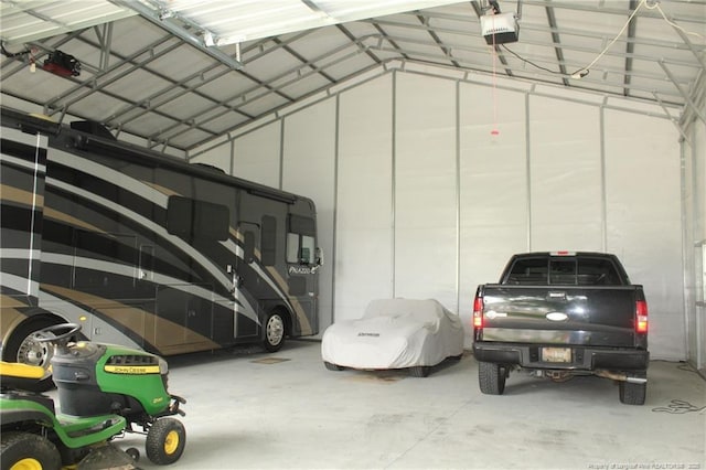 4903 Lemon Springs Rd, Sanford, NC 27332 - garage featuring a garage door opener