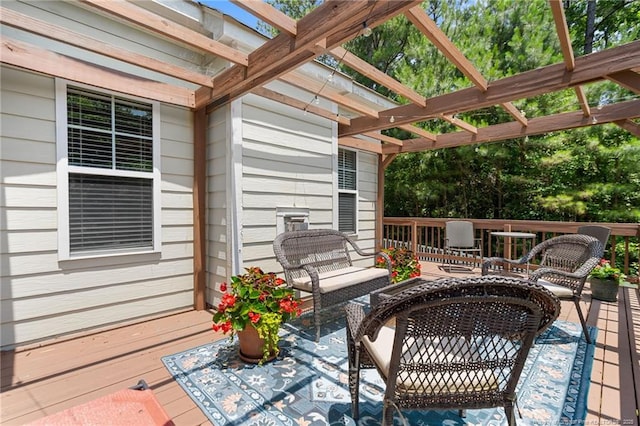 951 Whispering Pines Dr, Spring Lake, NC 28390 - view of patio featuring a pergola
