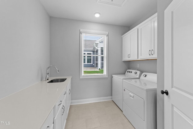 1319 Richfield Oaks Dr, Fuquay Varina, NC 27526 - washroom with independent washer and dryer and cabinet space