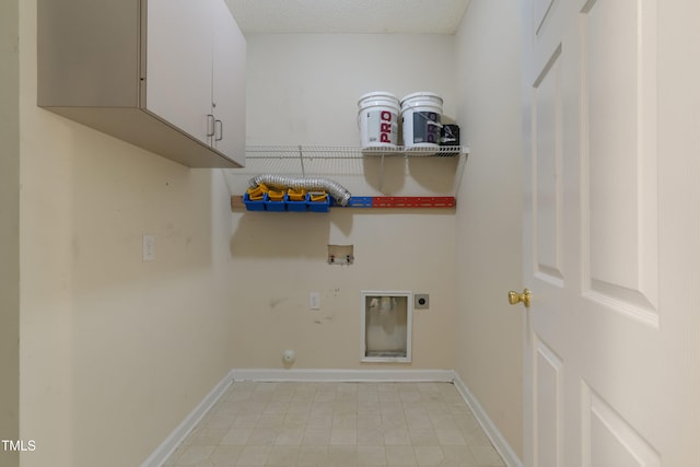 3010 Winston Dr Unit 81, Burlington, NC 27215 - laundry room featuring electric dryer hookup, cabinet space, and hookup for a washing machine