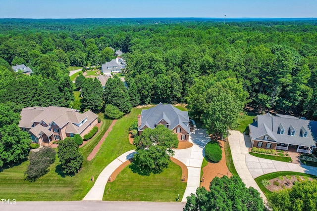 619 Baybush Dr, Raleigh, NC 27615 - bird's eye view of a forest
