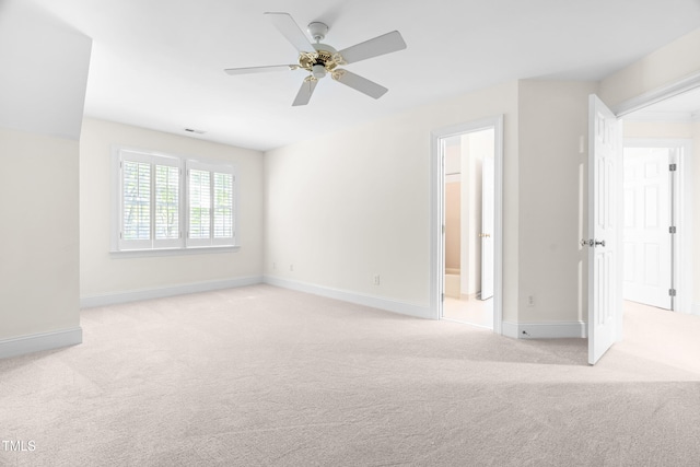 619 Baybush Dr, Raleigh, NC 27615 - empty room featuring light carpet and a ceiling fan