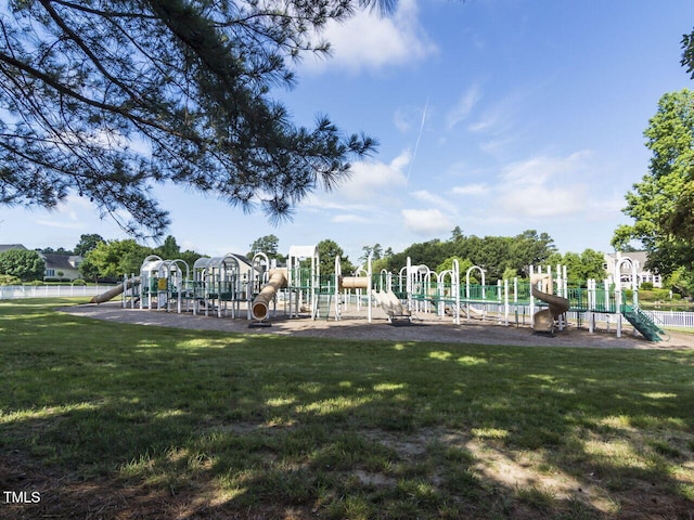 101 Lake Tillery Dr, Cary, NC 27519 - community jungle gym featuring a lawn