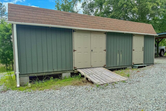 734 Crystal Forest Dr, Semora, NC 27343 - view of shed