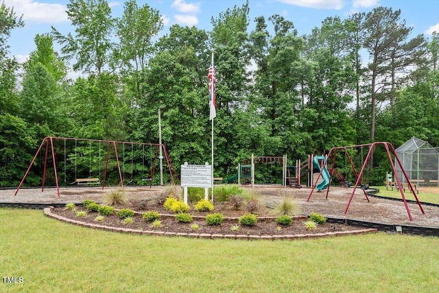 1990 Ferbow St, Creedmoor, NC 27522 - communal playground featuring a yard