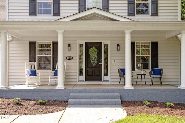 1990 Ferbow St, Creedmoor, NC 27522 - doorway to property with a porch