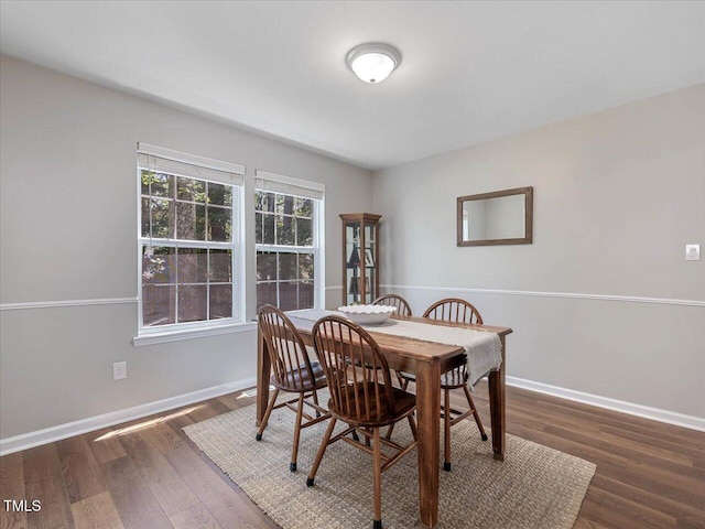221 Antique Lace Way, Holly Springs, NC 27540 - dining room featuring wood finished floors and baseboards