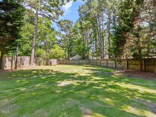 221 Antique Lace Way, Holly Springs, NC 27540 - view of fenced backyard