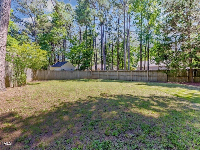 221 Antique Lace Way, Holly Springs, NC 27540 - view of fenced backyard