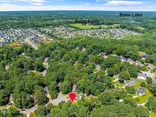 221 Antique Lace Way, Holly Springs, NC 27540 - view of property location with a heavily wooded area