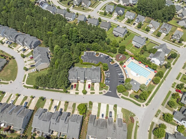 100 Beaconwood Ln, Holly Springs, NC 27540 - aerial view of property's location with nearby suburban area