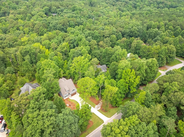 5504 Earle Rd, Raleigh, NC 27606 - aerial view of a heavily wooded area