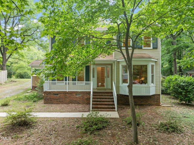 20 Timberlyne Rd, Chapel Hill, NC 27514 - obstructed view of property with covered porch
