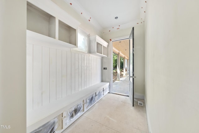 1221 Dixie Trl, Raleigh, NC 27607 - mudroom with concrete flooring