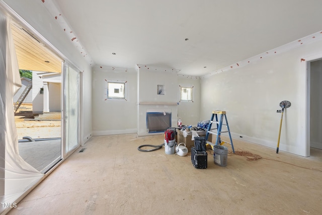 1221 Dixie Trl, Raleigh, NC 27607 - living area with baseboards