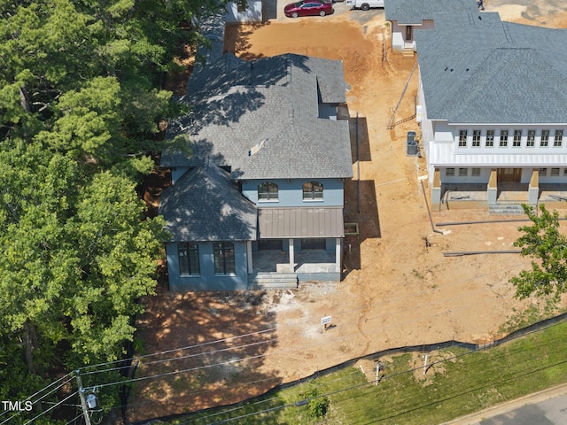 1221 Dixie Trl, Raleigh, NC 27607 - view from above of property
