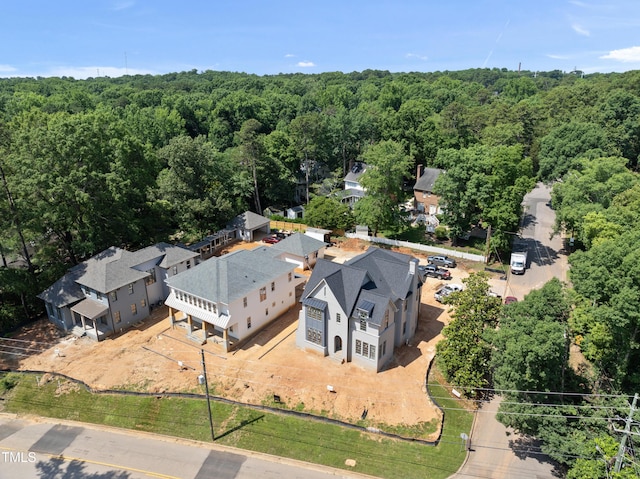 1221 Dixie Trl, Raleigh, NC 27607 - drone / aerial view of a forest