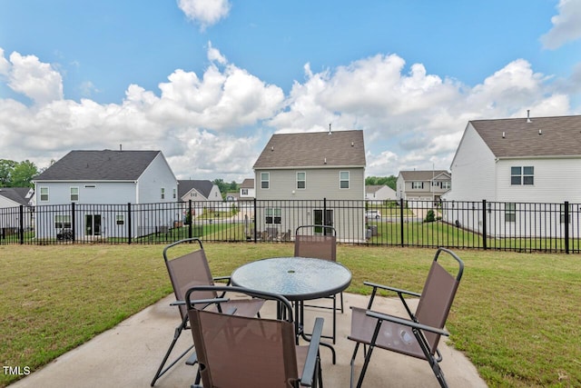509 Rain Drizzle Ct, Wake Forest, NC 27587 - view of patio featuring a residential view and outdoor dining area
