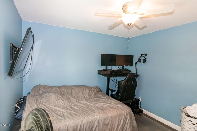 1008 Catsby Cir, Raleigh, NC 27603 - bedroom featuring baseboards and ceiling fan