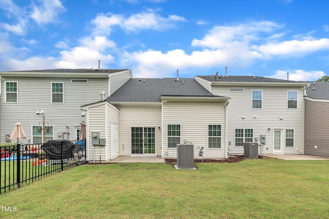 656 Barneswyck Dr, Fuquay Varina, NC 27526 - back of house featuring a patio area and a fenced backyard