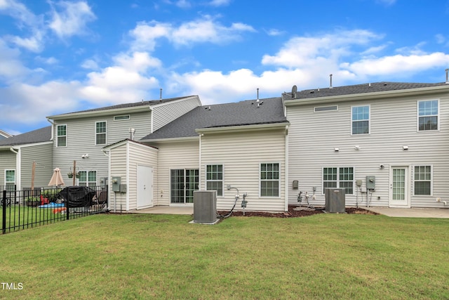 656 Barneswyck Dr, Fuquay Varina, NC 27526 - rear view of property with a patio
