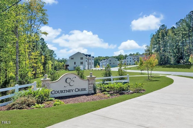 1359 Chowan Ave, Durham, NC 27713 - community / neighborhood sign featuring a residential view