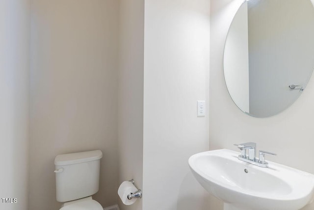 1359 Chowan Ave, Durham, NC 27713 - half bath with a sink and toilet