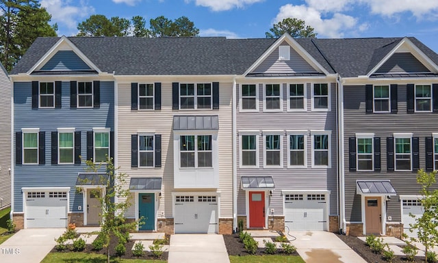 1359 Chowan Ave, Durham, NC 27713 - view of property with driveway and a garage