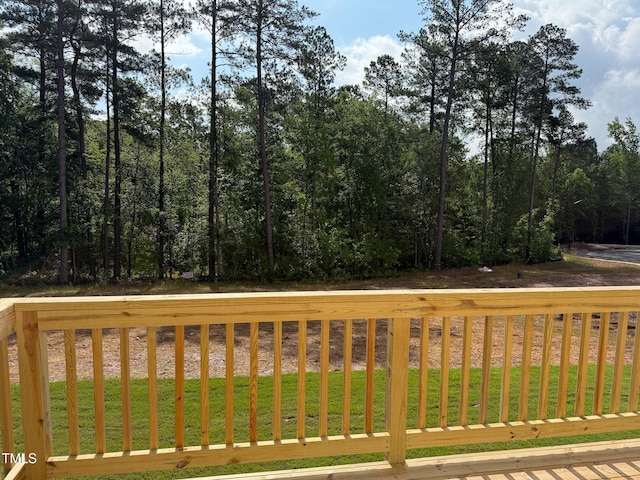 1359 Chowan Ave, Durham, NC 27713 - wooden deck with a yard