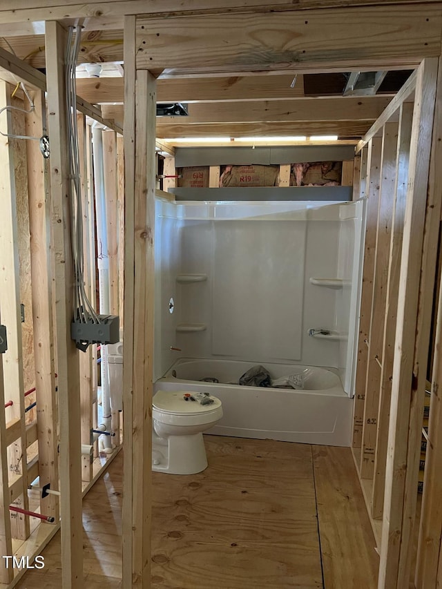 807 Irma St SE, Wilson, NC 27893 - bathroom with toilet and shower / bathtub combination
