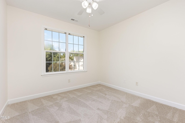 1613 Patterson Grove Rd, Apex, NC 27502 - unfurnished room featuring carpet floors, baseboards, and a ceiling fan