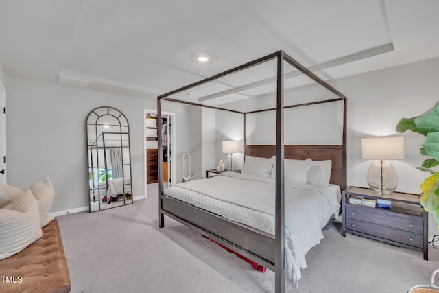1729 Starlit Sky Ln, Cary, NC 27519 - carpeted bedroom with baseboards and a spacious closet