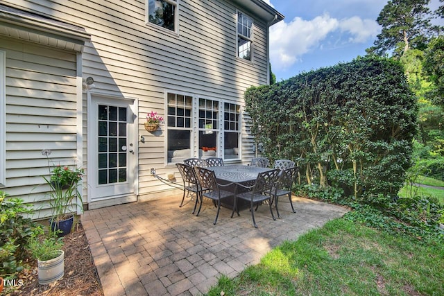 117 Sonoma Way, Chapel Hill, NC 27516 - view of patio with outdoor dining area