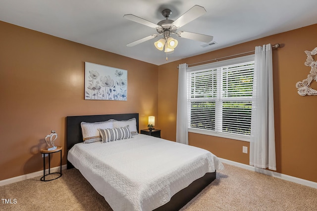 131 Abacos Ct, Clayton, NC 27520 - bedroom with carpet flooring and a ceiling fan