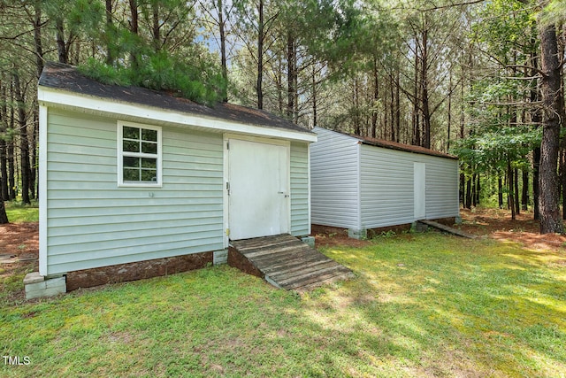 131 Abacos Ct, Clayton, NC 27520 - view of shed featuring entry steps