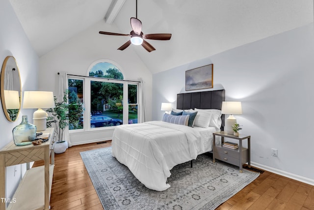 8 Great Oak Ct, Durham, NC 27713 - bedroom featuring wood-type flooring and ceiling fan