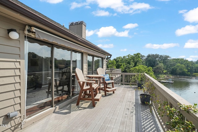 65 The Moorings Unit 65, Clarksville, VA 23927 - wooden deck with a water view