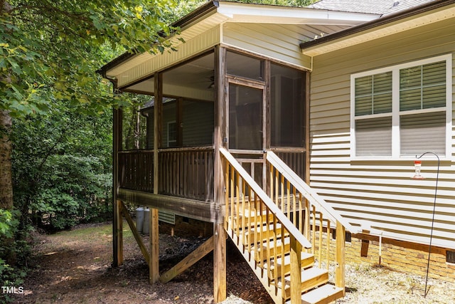 45 Chaucer Ct W, Zebulon, NC 27597 - doorway to property with crawl space