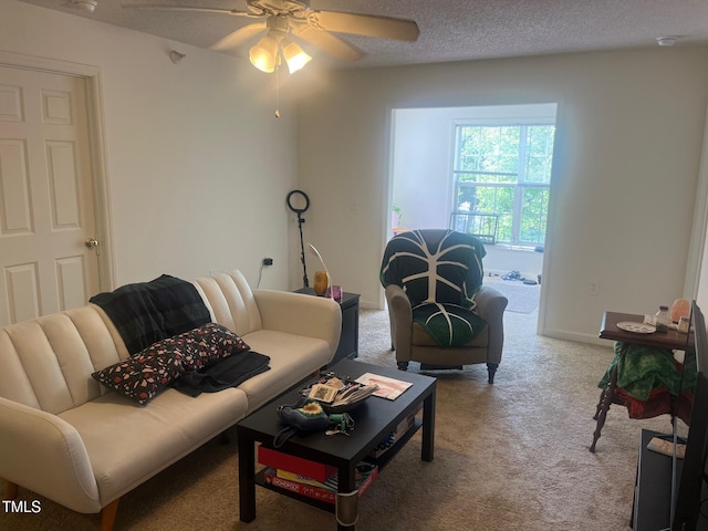 2000 University Woods Rd Unit 203, Raleigh, NC 27603 - living area with carpet floors and a ceiling fan