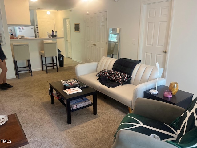 2000 University Woods Rd Unit 203, Raleigh, NC 27603 - carpeted living room featuring baseboards