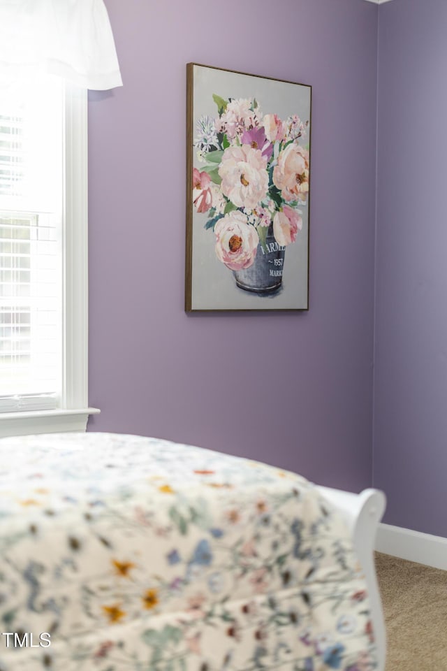 317 Hunters Creek Dr, Goldsboro, NC 27534 - carpeted bedroom with baseboards