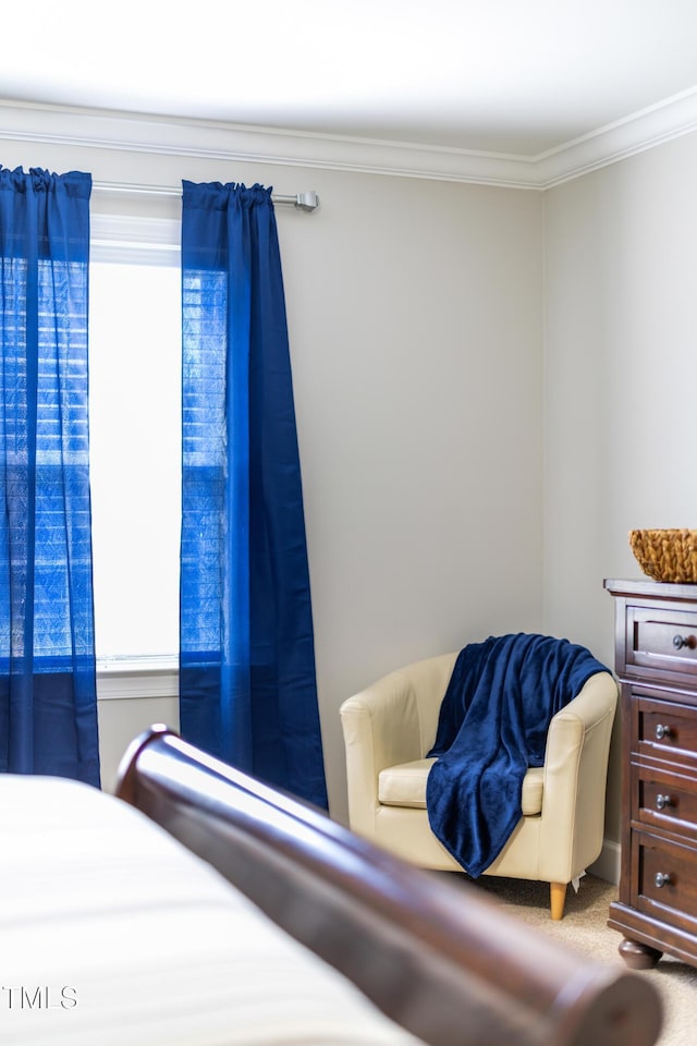 317 Hunters Creek Dr, Goldsboro, NC 27534 - bedroom featuring crown molding and carpet