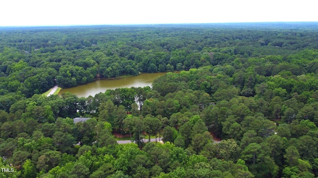 12037 Deer Run, Raleigh, NC 27614 - aerial view of a forest and a large body of water