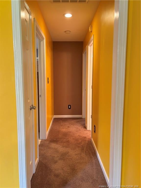 5733 Azure Dr, Hope Mills, NC 28348 - corridor featuring carpet flooring, baseboards, and recessed lighting