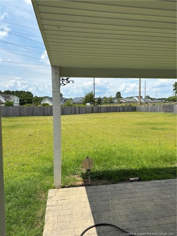 5733 Azure Dr, Hope Mills, NC 28348 - view of yard featuring a patio