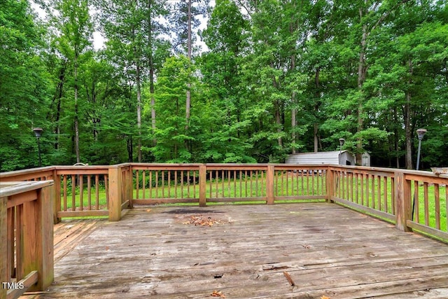 224 Oakcrest Dr, Wake Forest, NC 27587 - view of wooden terrace